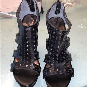 Carlos Santana Black wedge